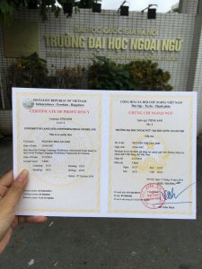 làm chứng chỉ ngoại ngữ tại hà nội