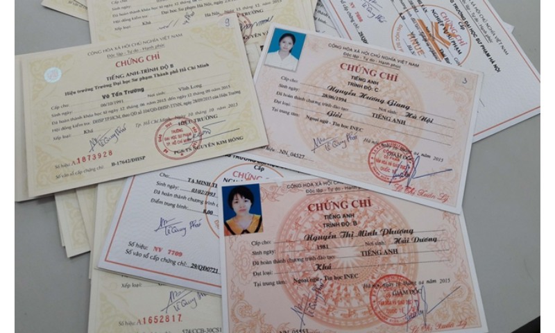 Làm chứng chỉ tại Đồng Nai